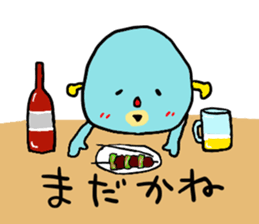 Alien friends sticker sticker #6468708