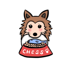 Sheltie Chess 2 sticker #6469133