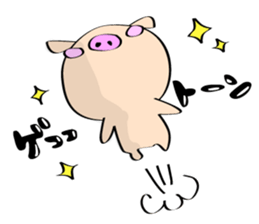 3 pigs sticker #6469552