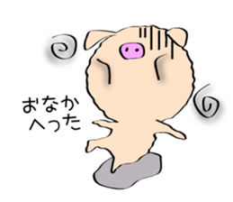 3 pigs sticker #6469556