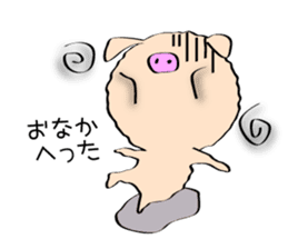 3 pigs sticker #6469556