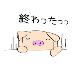 3 pigs sticker #6469557