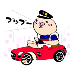 3 pigs sticker #6469563