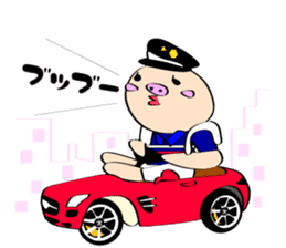 3 pigs sticker #6469563