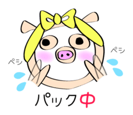 3 pigs sticker #6469574