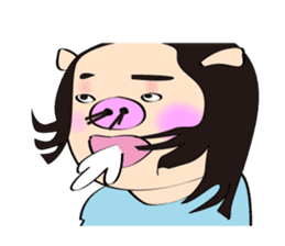 3 pigs sticker #6469579