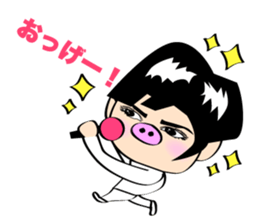 3 pigs sticker #6469581