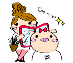 3 pigs sticker #6469583