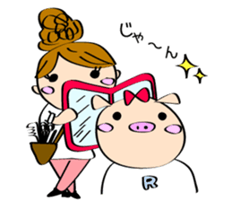 3 pigs sticker #6469583