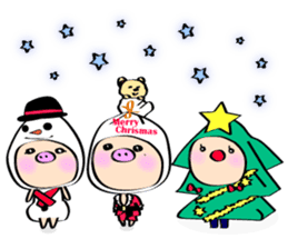 3 pigs sticker #6469591