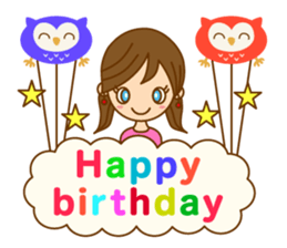 Good luck ! Girls ! (daily ed 2.)English sticker #6469640