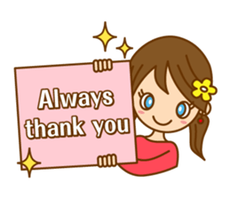 Good luck ! Girls ! (daily ed 2.)English sticker #6469644