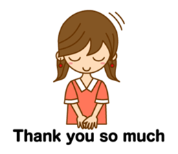 Good luck ! Girls ! (daily ed 2.)English sticker #6469645