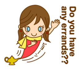 Good luck ! Girls ! (daily ed 2.)English sticker #6469654