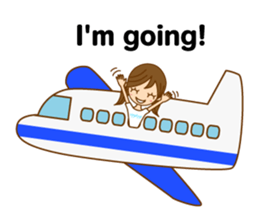 Good luck ! Girls ! (daily ed 2.)English sticker #6469656