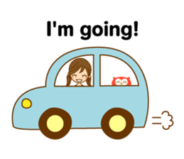 Good luck ! Girls ! (daily ed 2.)English sticker #6469659