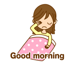 Good luck ! Girls ! (daily ed 2.)English sticker #6469666