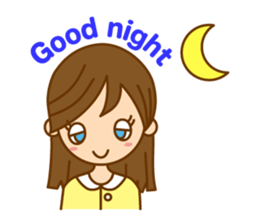 Good luck ! Girls ! (daily ed 2.)English sticker #6469668