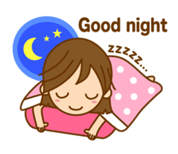 Good luck ! Girls ! (daily ed 2.)English sticker #6469669