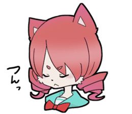 KAWAII cat girl sticker #6469877