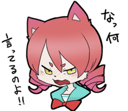 KAWAII cat girl sticker #6469883