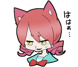 KAWAII cat girl sticker #6469884