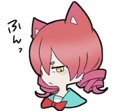 KAWAII cat girl sticker #6469885