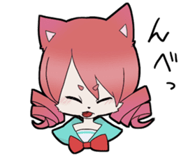 KAWAII cat girl sticker #6469896