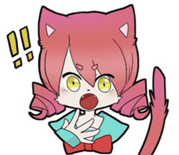 KAWAII cat girl sticker #6469903