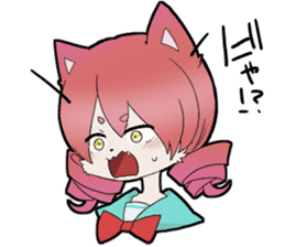 KAWAII cat girl sticker #6469910