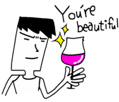 Uza-Jiro, starring stage. sticker #6470532