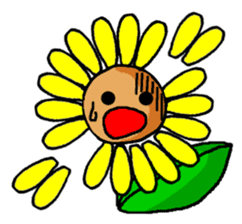 SUN FLOWER sticker #6470599