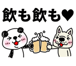 The sticker of the panda for type O. sticker #6470981