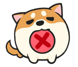 riceman-awa shiba life sticker #6471240