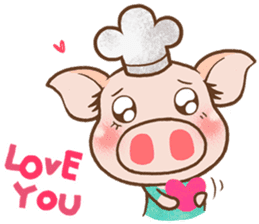 QQ Chirle Pig by Ellya(03) sticker #6471447