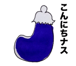 Piyosamurai and eggplant sticker #6471646