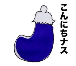 Piyosamurai and eggplant sticker #6471646