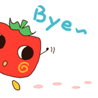 Tomato-cyan sticker #6471754