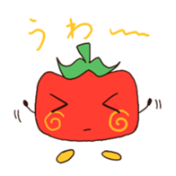 Tomato-cyan sticker #6471756