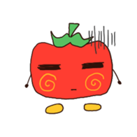 Tomato-cyan sticker #6471758