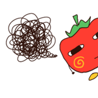 Tomato-cyan sticker #6471761
