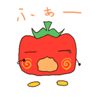 Tomato-cyan sticker #6471762