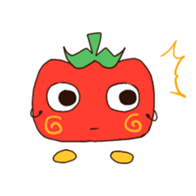 Tomato-cyan sticker #6471767