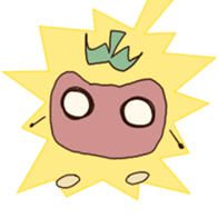 Tomato-cyan sticker #6471768