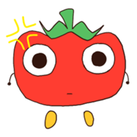 Tomato-cyan sticker #6471770