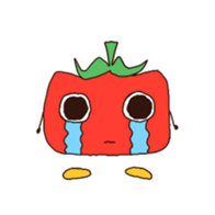 Tomato-cyan sticker #6471772