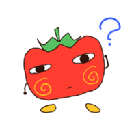 Tomato-cyan sticker #6471785