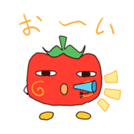 Tomato-cyan sticker #6471786