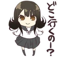 Girl of the high school student Ver.2 sticker #6472129