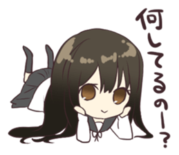 Girl of the high school student Ver.2 sticker #6472132
